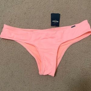 New coral hollister bikini bottom